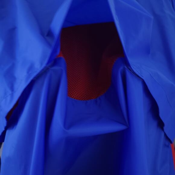 Holloway Windbreaker Medium Men Red Blue Nylon Colorblock Spring Jacket Pullover - Picture 4 of 5